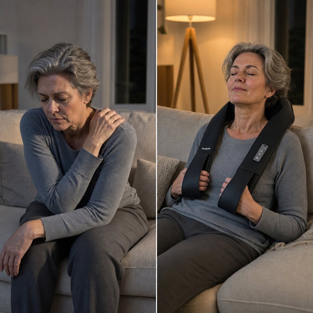 The same armchair on two evenings