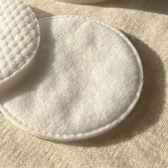 Pore refining pads in use