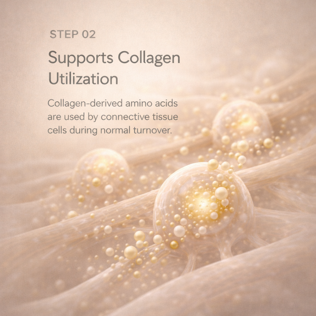 Step 2 - supports collagen utilization