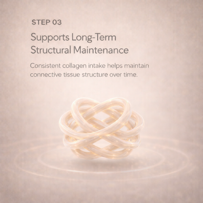 Step 3 - supports long-term structural maintenance
