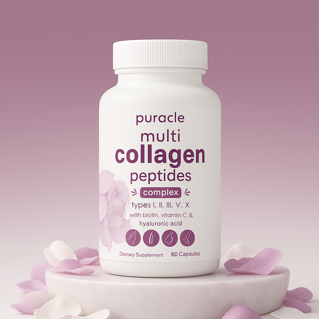 Puracle multi collagen peptides complex, 60 capsules