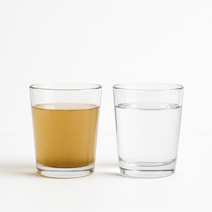 Rinse water before and after