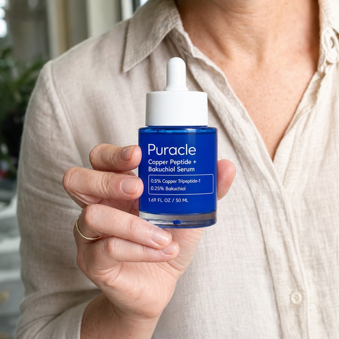 Puracle Copper Peptide + Bakuchiol Serum — For the Lines That Have Started Staying Put