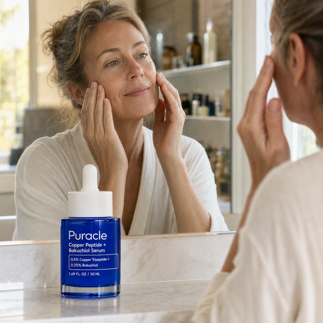 Puracle Copper Peptide + Bakuchiol Serum — For the Lines That Have Started Staying Put