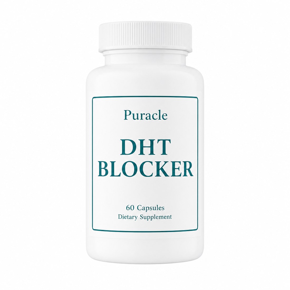 The bottle, sixty capsules, a thirty-day supply at two a day