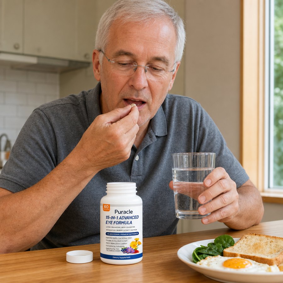 Taking it with breakfast, the way it absorbs best