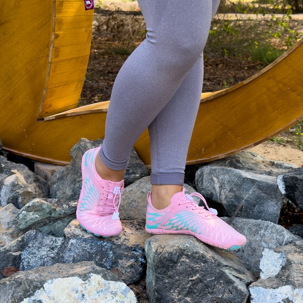 Worn on rocks