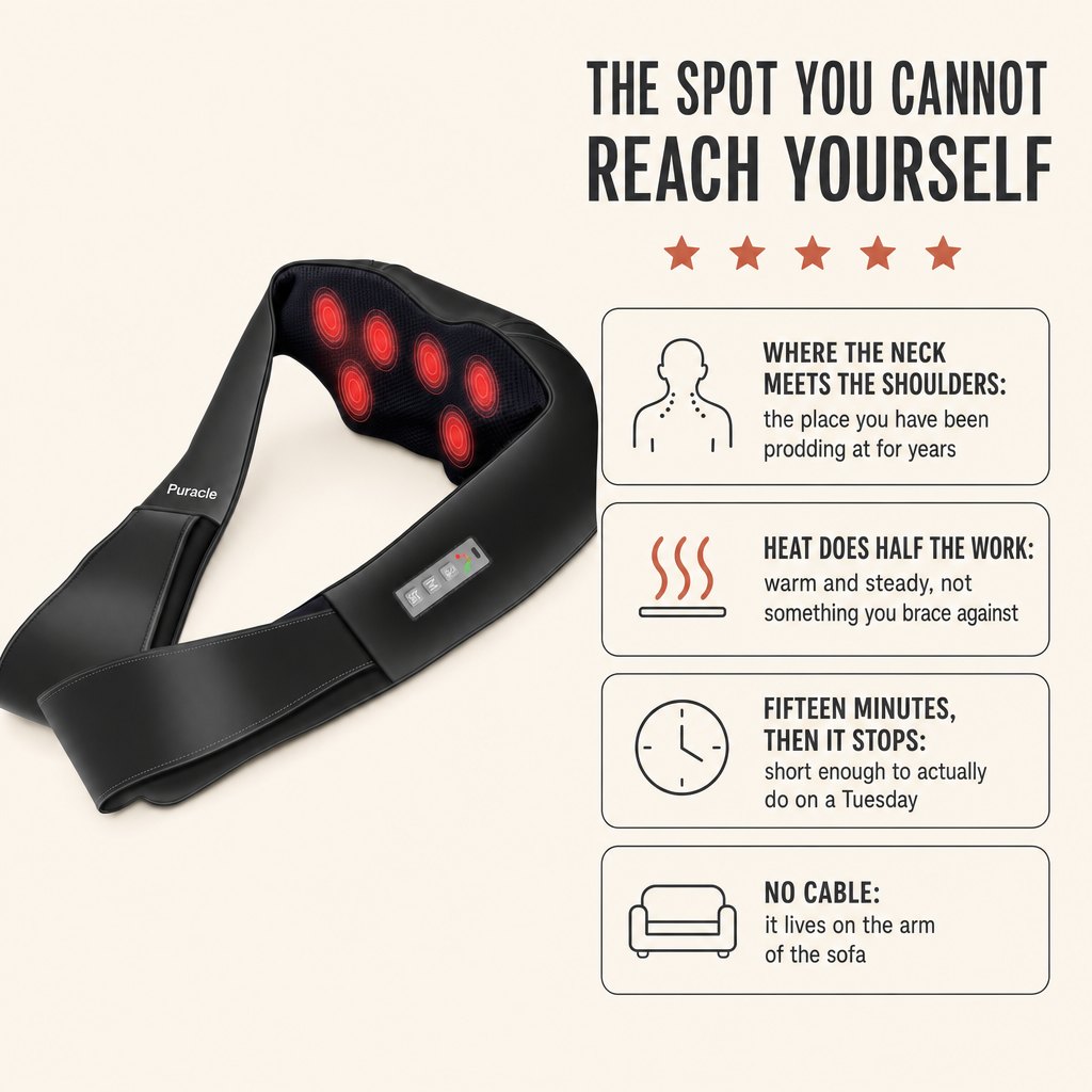 The spot you cannot reach yourself - four reasons