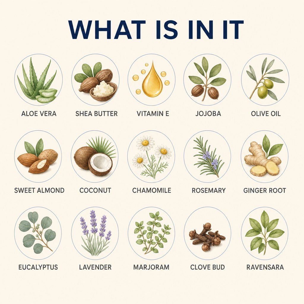 The fifteen plant ingredients in the formula