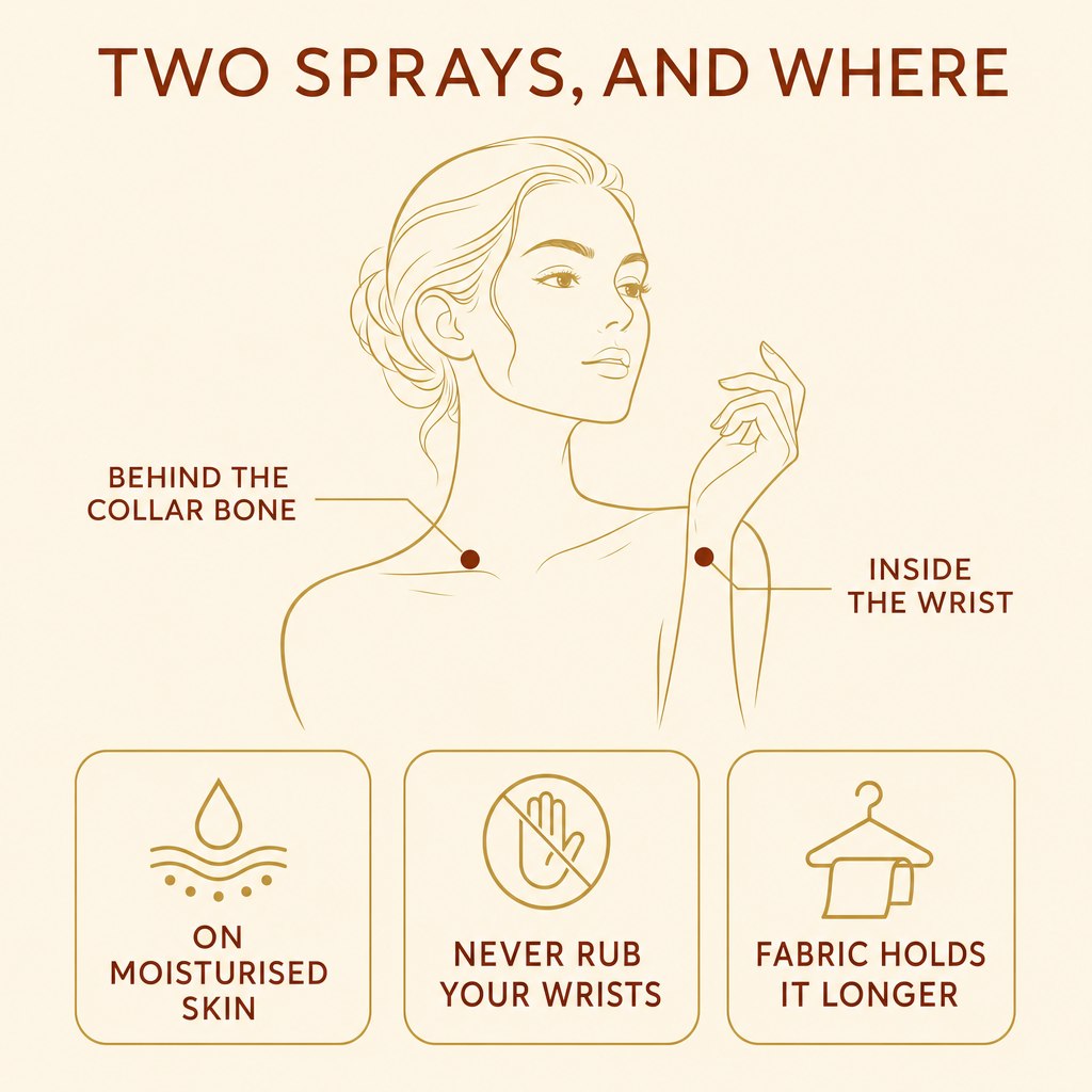 Two sprays, and where to put them