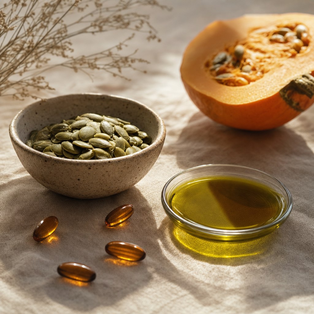 Pumpkin seeds and cold-pressed oil