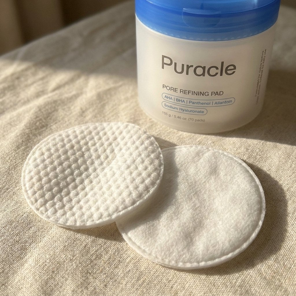 Two pads showing the textured and smooth sides
