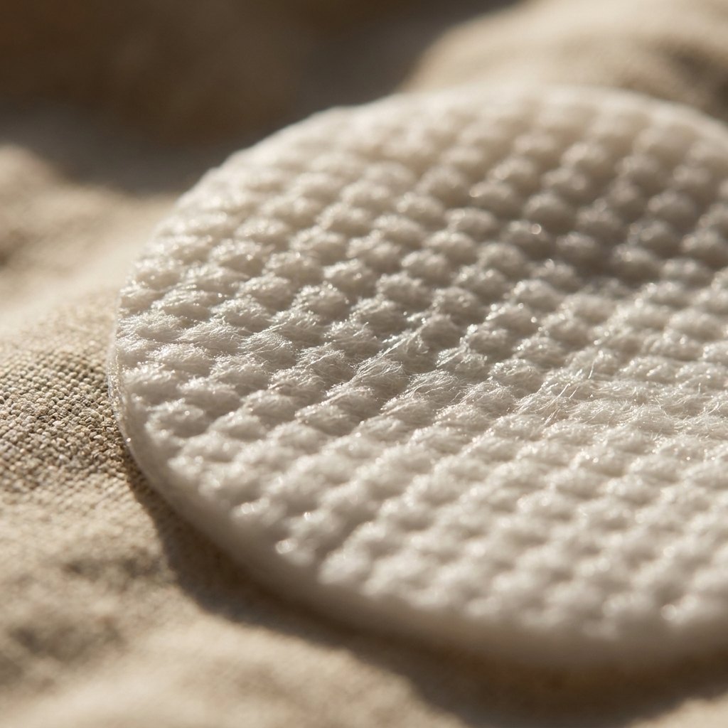 Close-up of the embossed pad texture