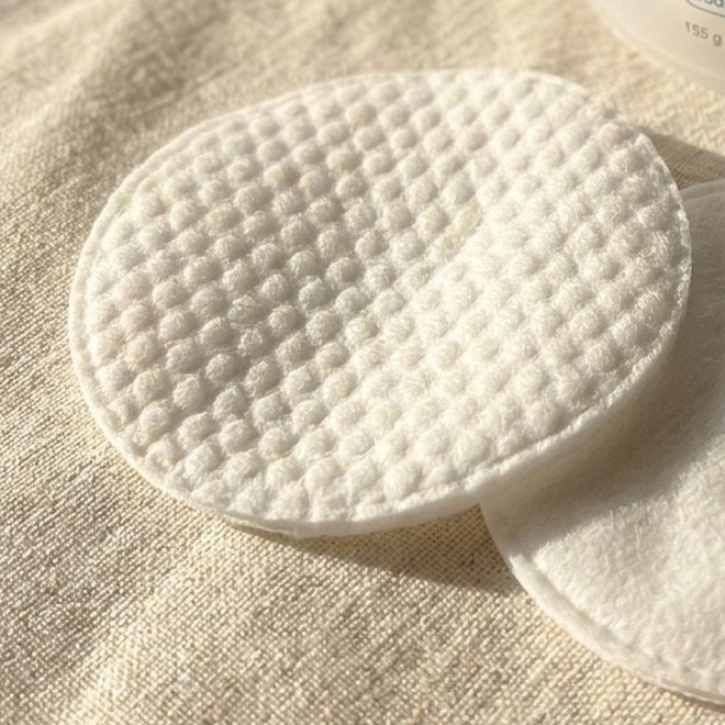 Pore refining pads in use