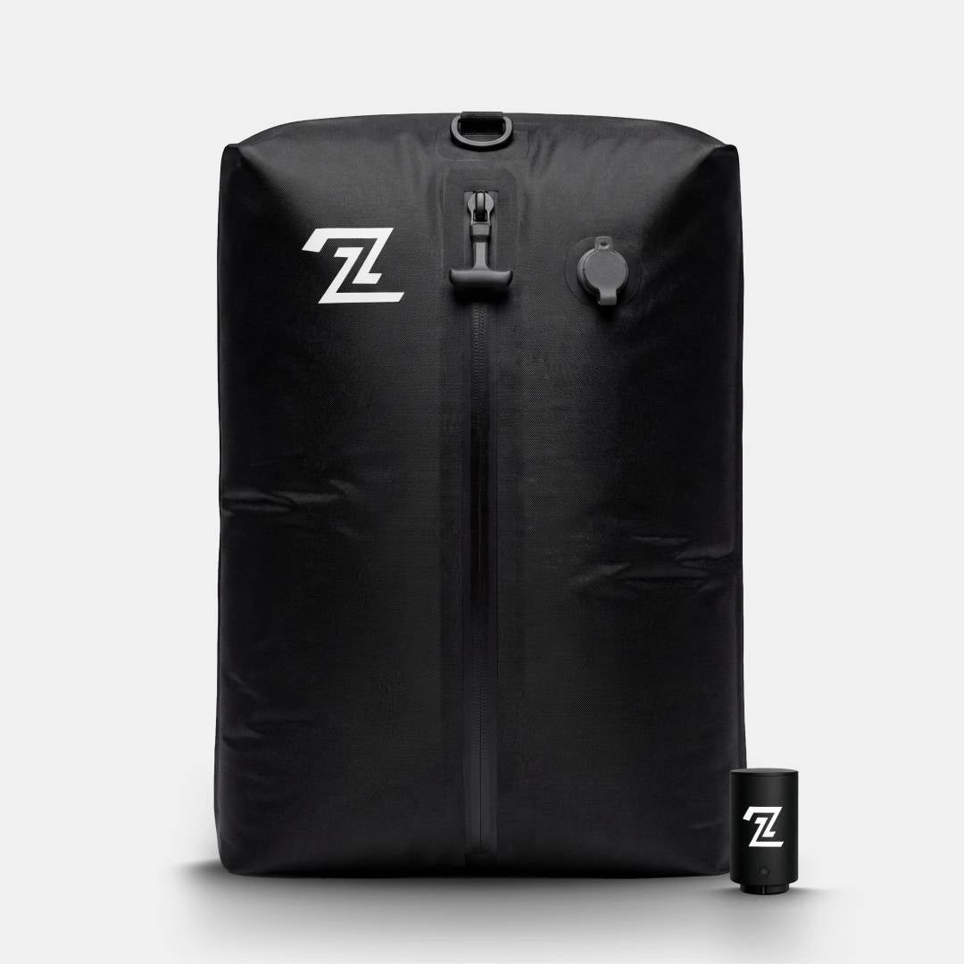 The compression bag, front