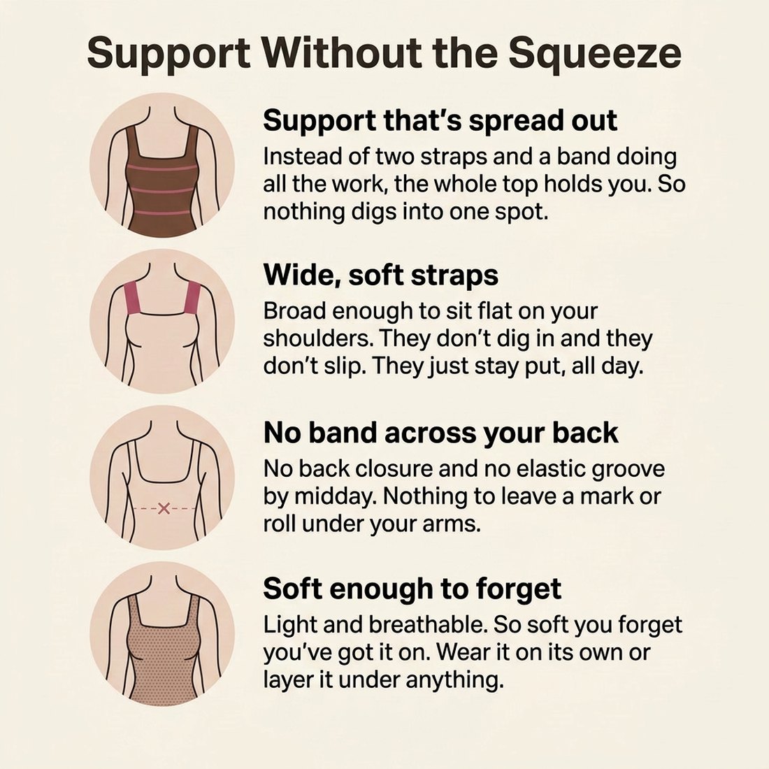 Puracle Built-In Bra Comfort Tank
