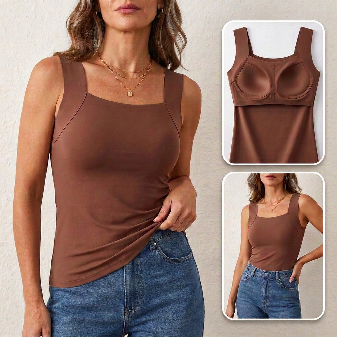 Puracle Built-In Bra Comfort Tank
